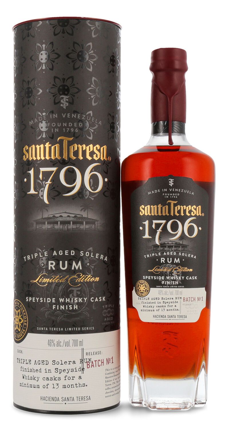 Santa Teresa 1796 Speyside Whisky Cask Finish Rum 46% vol. 0,70l
