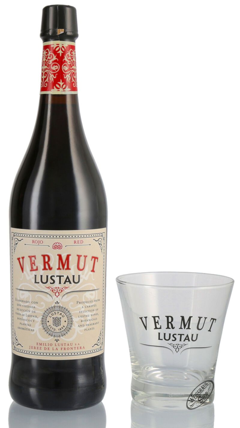Lustau Vermut Red Geschenk-Set 15% vol. 0,75l Lustau Vermut Red Geschenk-Set 15% vol. 0,75l