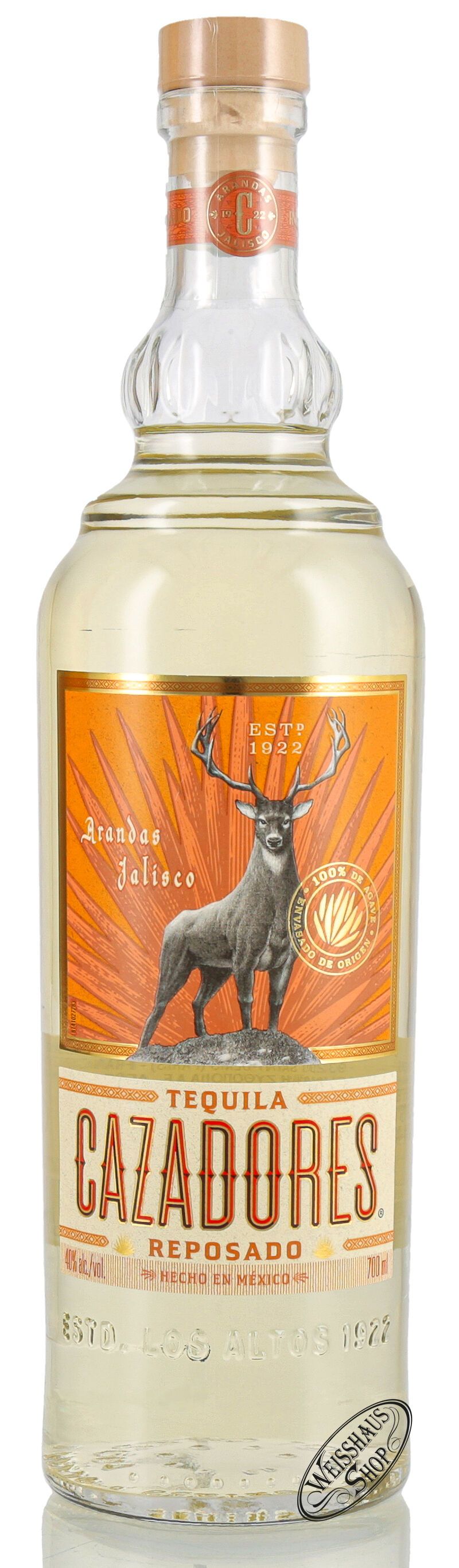 Cazadores Reposado Tequila 40% vol. 0,70l