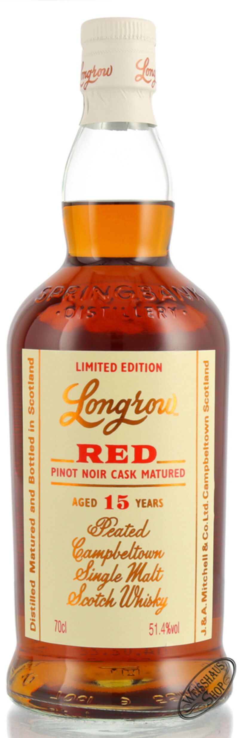 Longrow 15 YO Red Release 2022 Whisky 51,4% vol. 0,70l