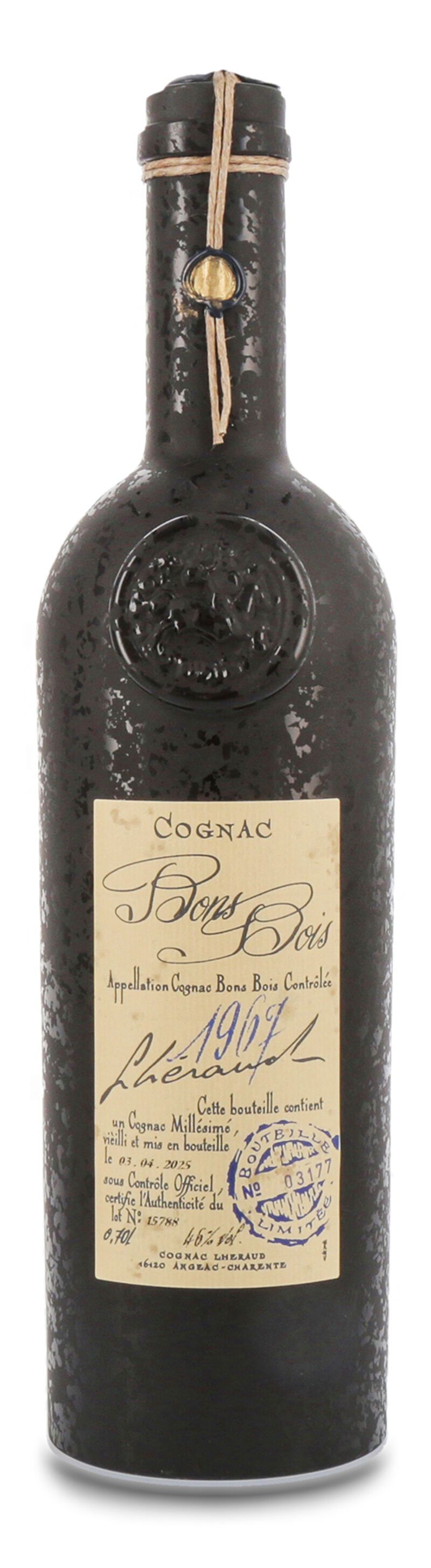 Lhéraud Bons Bois 1967 Cognac 46% vol. 0,70l