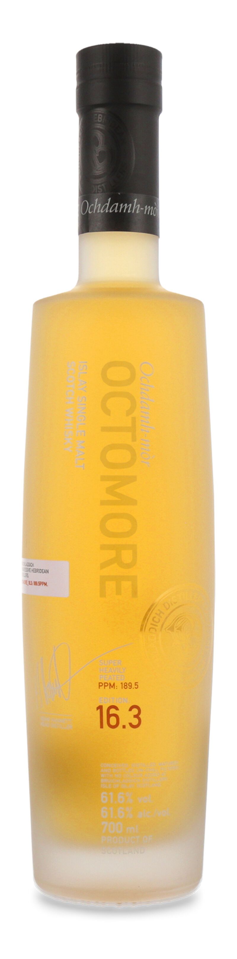 Bruichladdich Octomore 16.3 Islay Whisky 61,6% vol. 0,70l Bruichladdich Octomore 16.3 Islay Whisky 61,6% vol. 0,70l
