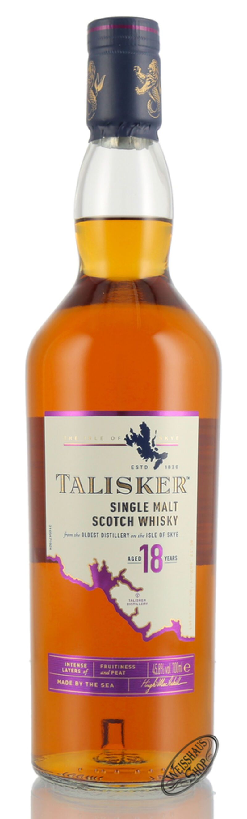 Talisker 18 YO Single Malt Scotch Whisky 45,8% vol. 0,70l