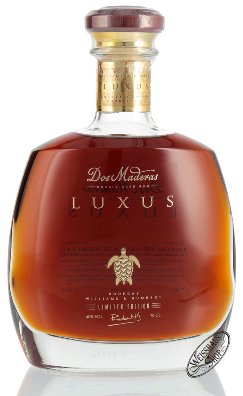 Dos Maderas Luxus Rum 40% vol. 0,70l Dos Maderas Luxus Rum 40% vol. 0,70l