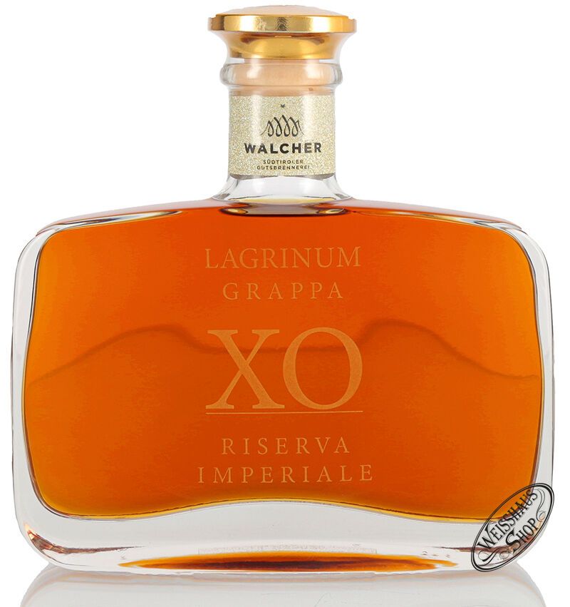 Walcher Grappa Lagrinum XO Imperiale 40% vol. 0,50l
