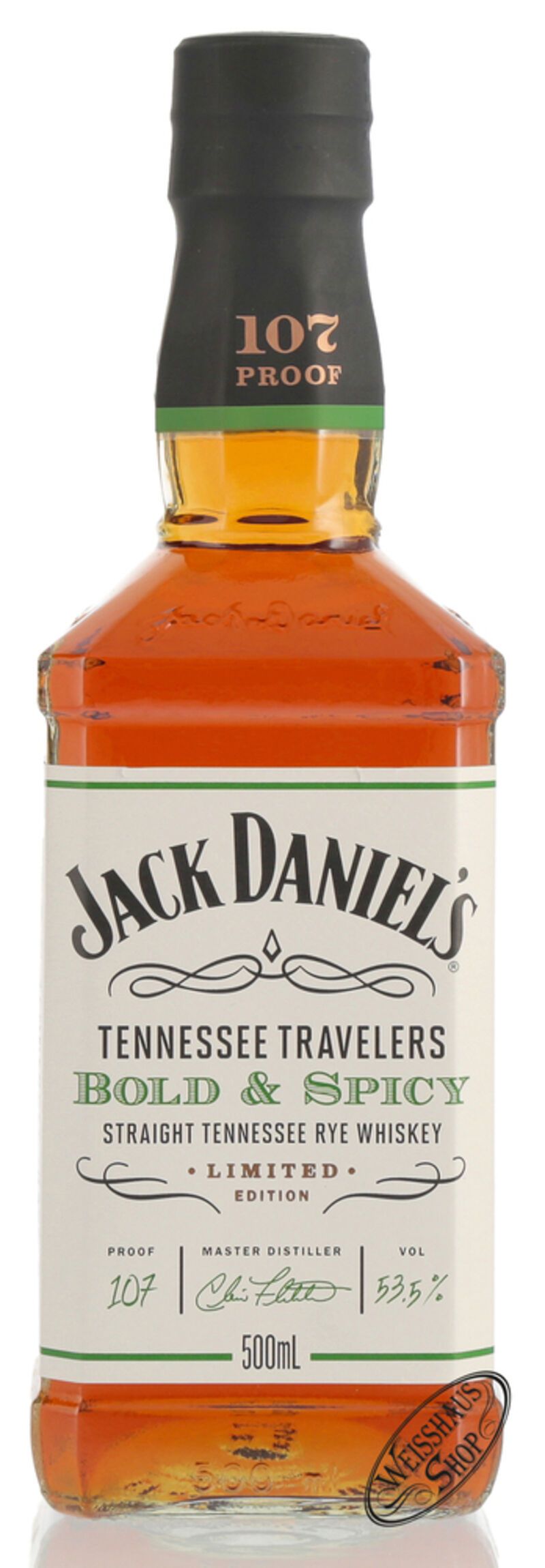 Jack Daniel's Tennessee Travelers Bold & Spicy Whiskey 53,5% vol. 0,50l Jack Daniel's Tennessee Travelers Bold & Spicy Whiskey 53,5% vol. 0,50l