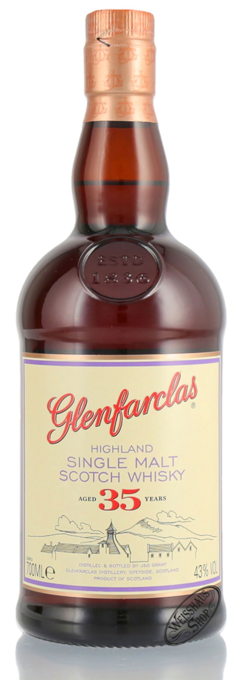 Glenfarclas 35 YO Single Malt Whisky 43% vol. 0,70l Glenfarclas 35 YO Single Malt Whisky 43% vol. 0,70l