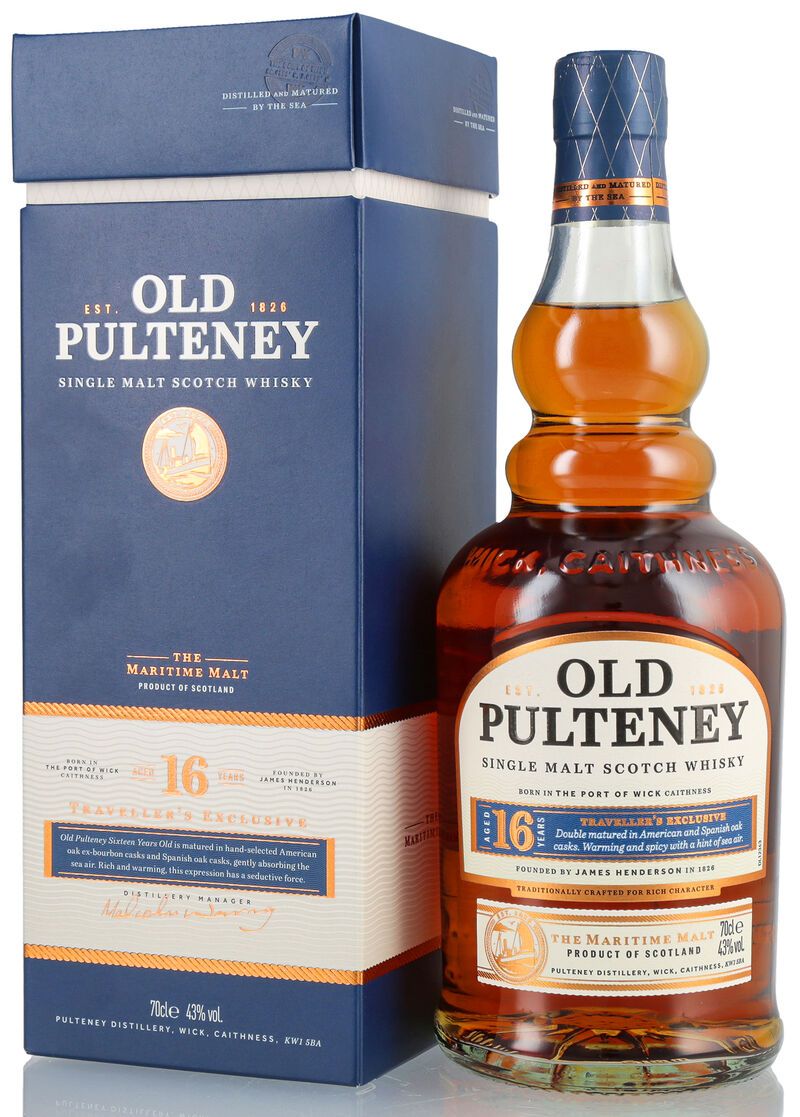 Old Pulteney 16 YO Whisky 43% vol. 0,70l Old Pulteney 16 YO Whisky 43% vol. 0,70l