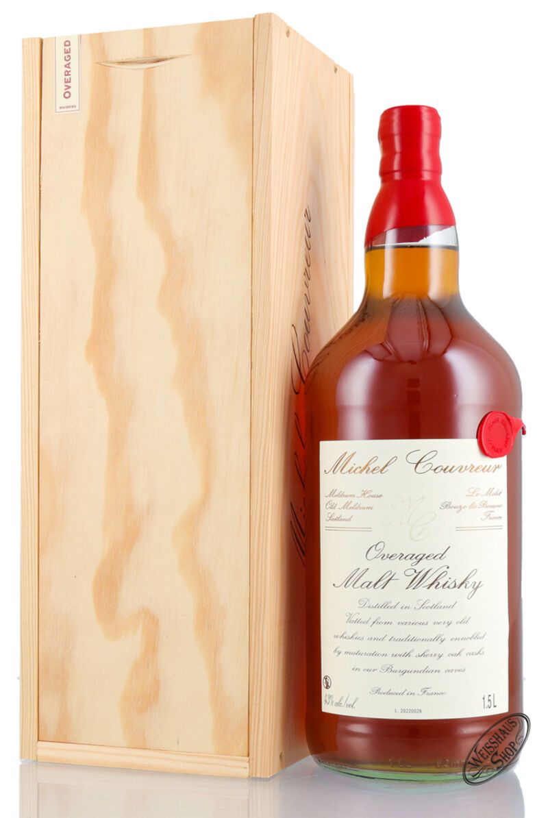 Michel Couvreur Overaged Malt Whisky 43% vol. 1,50l Magnum Michel Couvreur Overaged Malt Whisky 43% vol. 1,50l Magnum