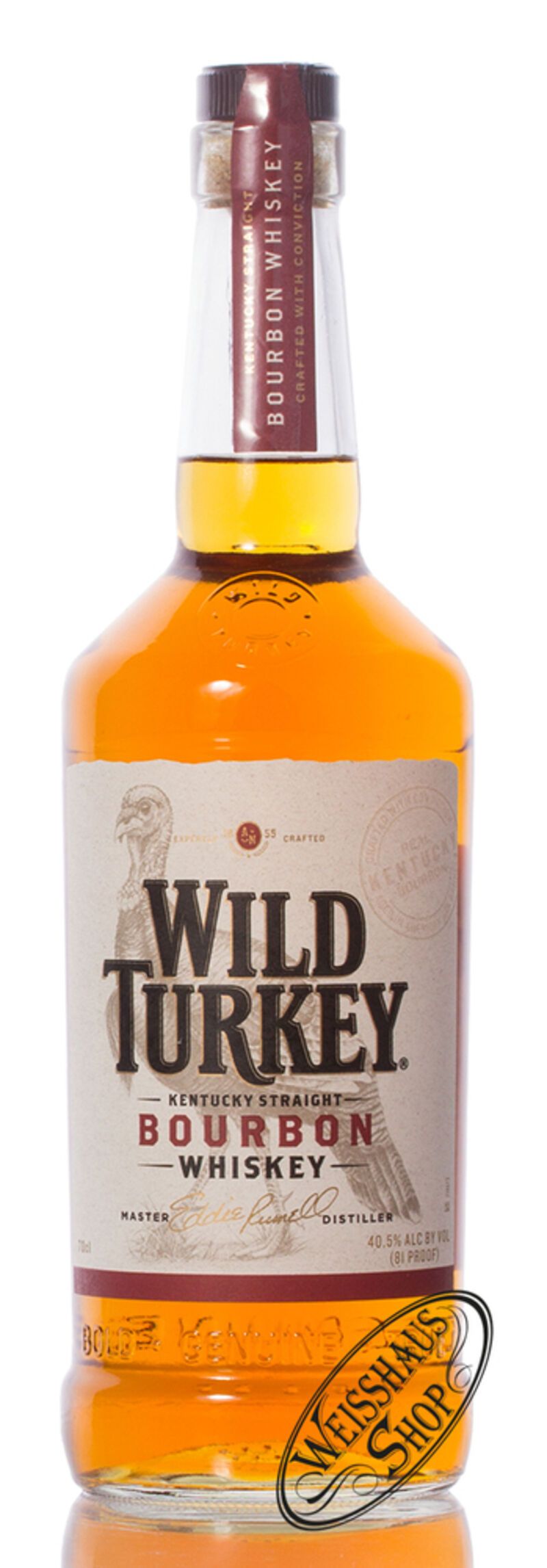 Wild Turkey 81 Proof Bourbon Whiskey 40,5% vol. 0,70l Wild Turkey 81 Proof Bourbon Whiskey 40,5% vol. 0,70l