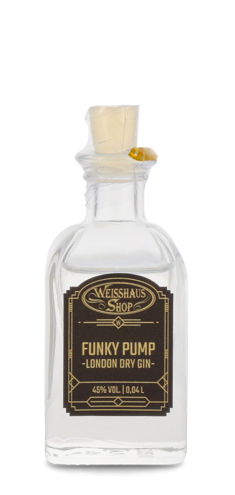 Funky Pump London Dry Gin 45% vol. 0,04l Weisshaus Sample