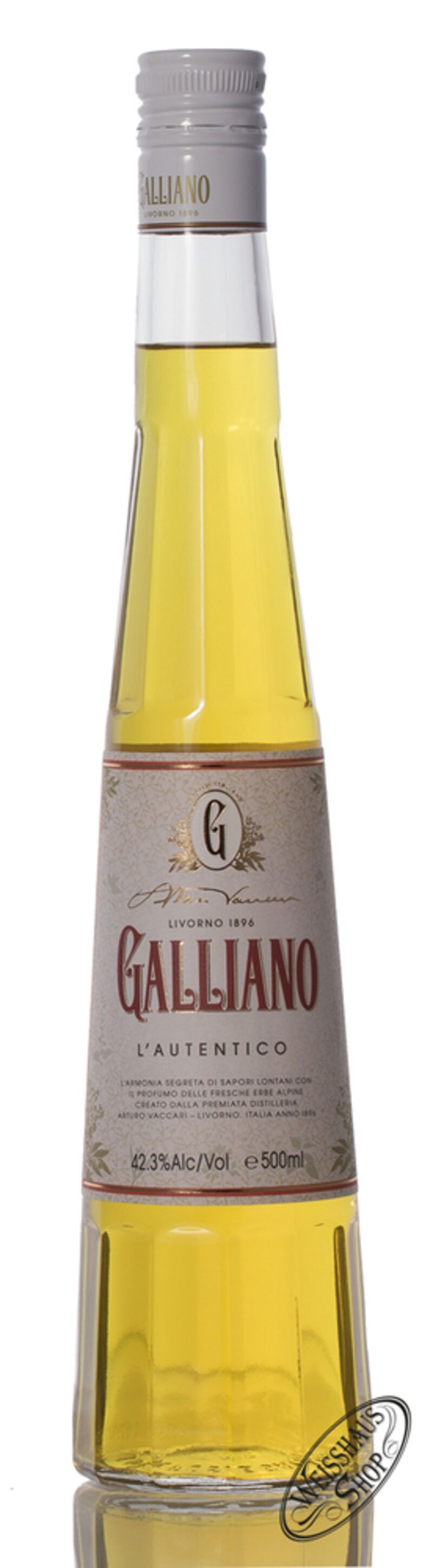 Galliano L'Autentico Liqueur 42,3% vol. 0,50l Galliano L'Autentico Liqueur 42,3% vol. 0,50l