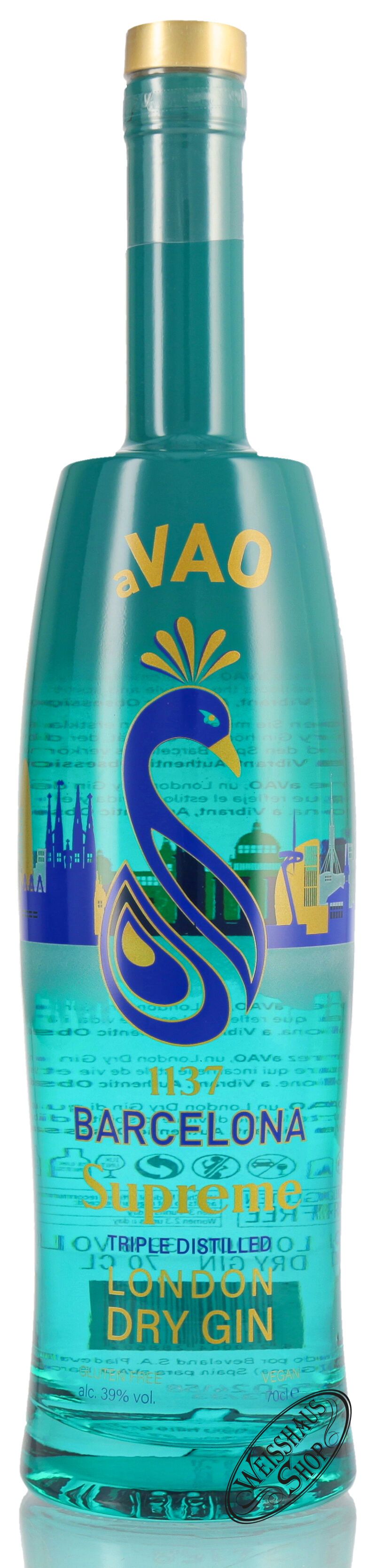 aVAO 1137 London Dry Gin 39% vol. 0,70l