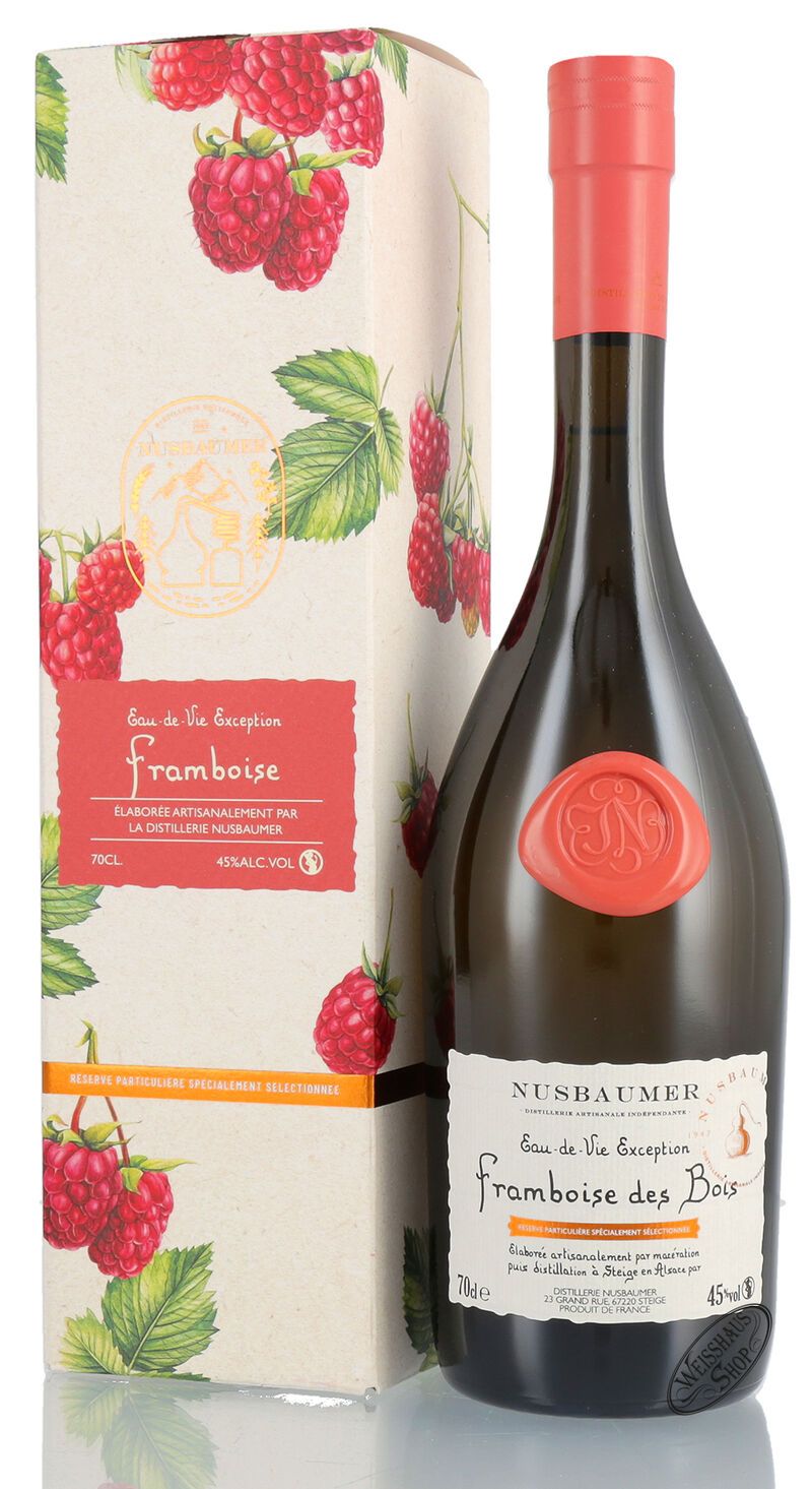 Nusbaumer Framboise des Bois Edelbrand 45% vol. 0,70l Nusbaumer Framboise des Bois Edelbrand 45% vol. 0,70l