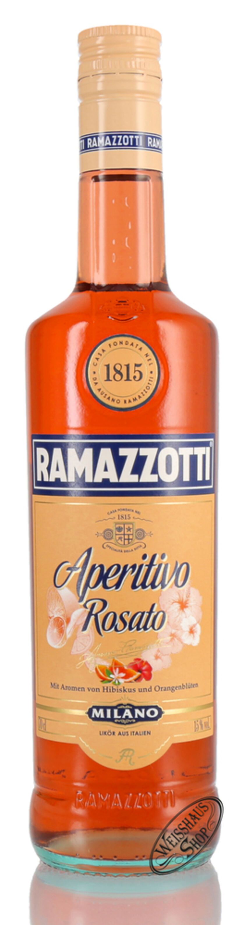 Ramazzotti Aperitivo Rosato 15% vol. 0,70l Ramazzotti Aperitivo Rosato 15% vol. 0,70l