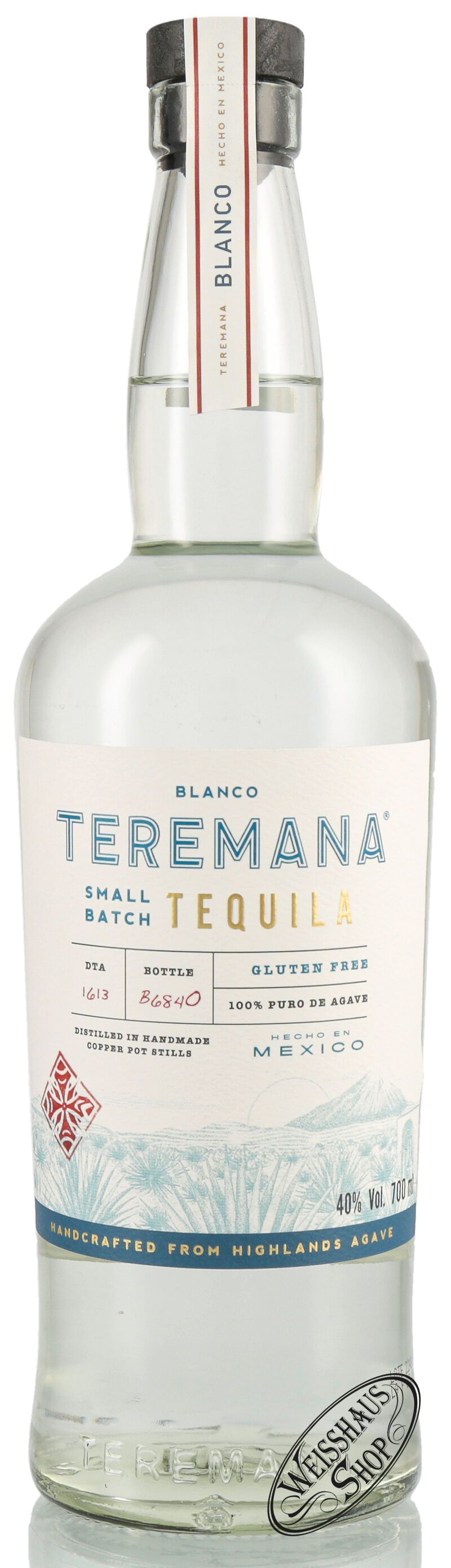 Teremana Tequila Blanco 40% vol. 0,70l