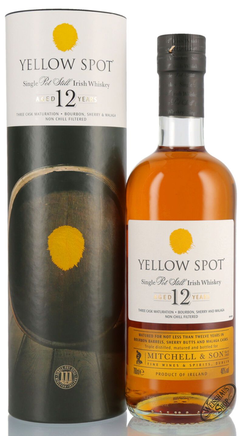 Yellow Spot Irish Whiskey 46% vol. 0,70l Yellow Spot Irish Whiskey 46% vol. 0,70l