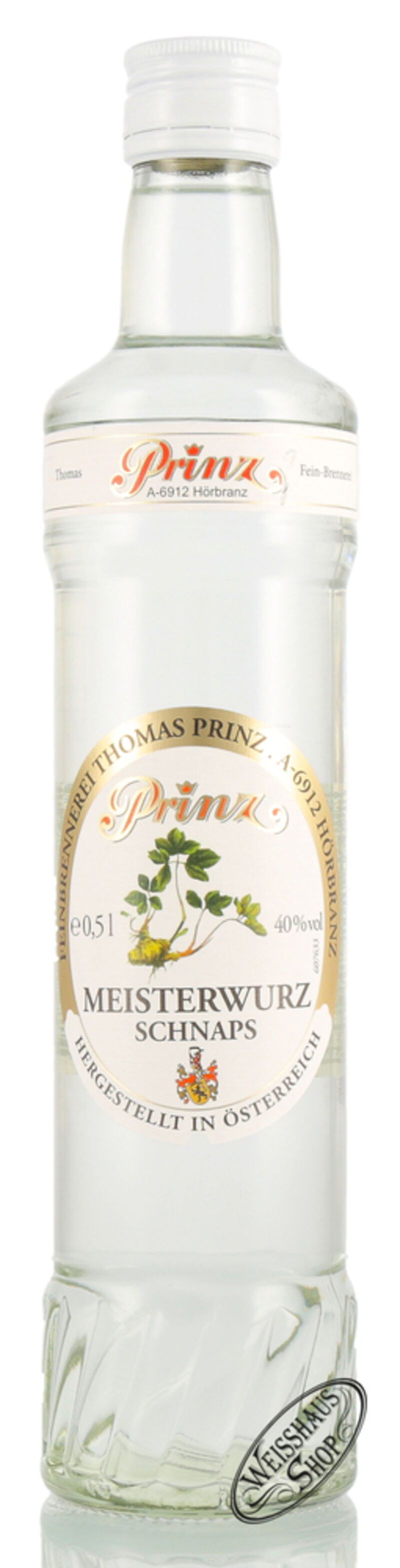 Prinz Meisterwurz Schnaps 40% vol. 0,50l Prinz Meisterwurz Schnaps 40% vol. 0,50l