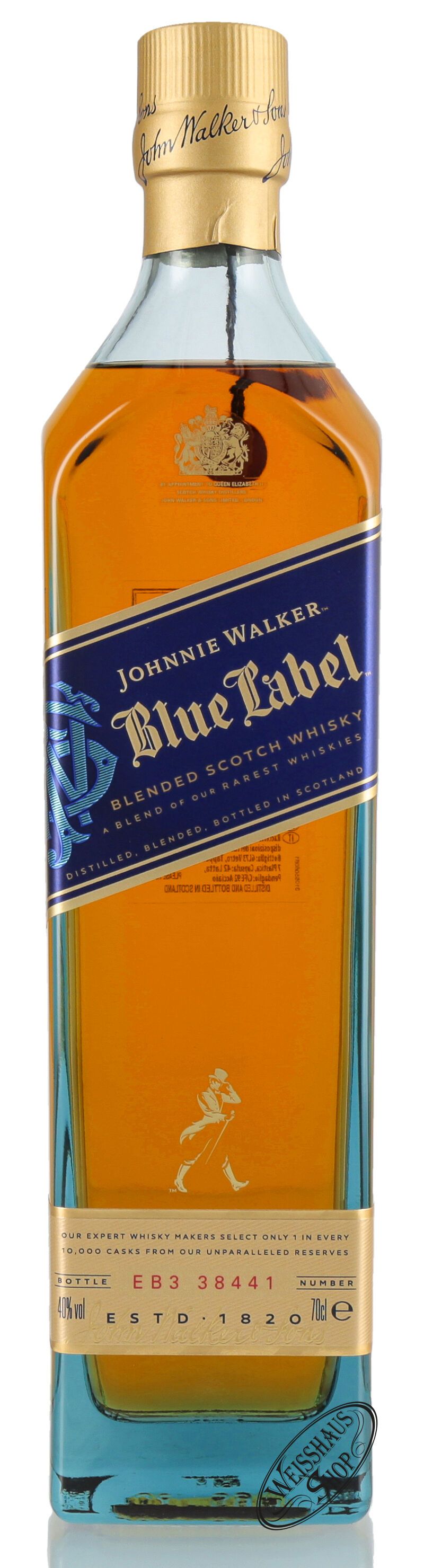 Johnnie Walker Blue Label Blended Malt Scotch Whisky 40% vol. 0,70l Johnnie Walker Blue Label Blended Malt Scotch Whisky 40% vol. 0,70l