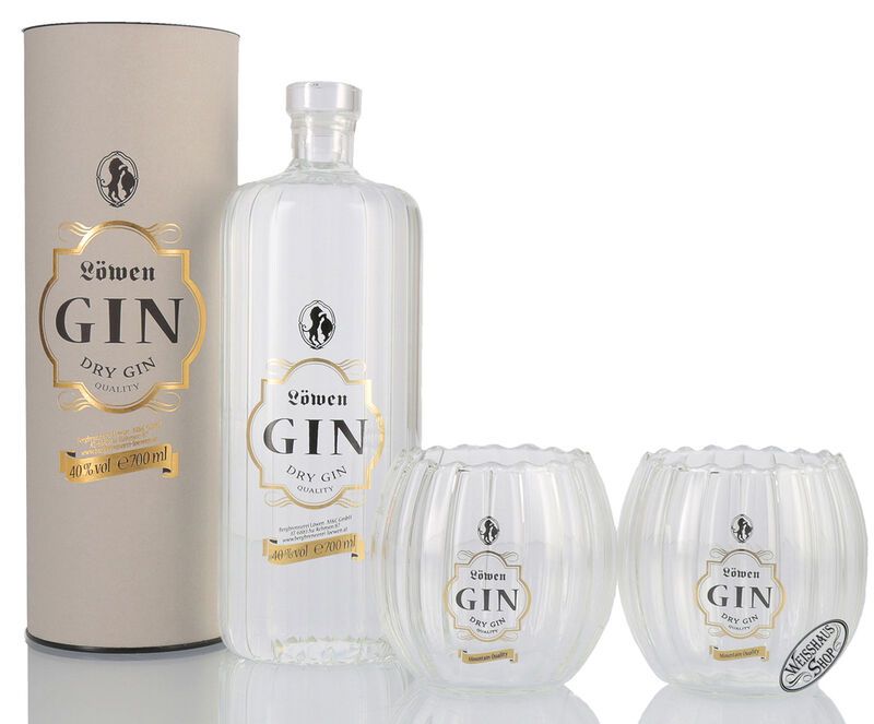 Bergbrennerei Löwen Gin Geschenk-Set 40% vol. 0,70l Bergbrennerei Löwen Gin Geschenk-Set 40% vol. 0,70l