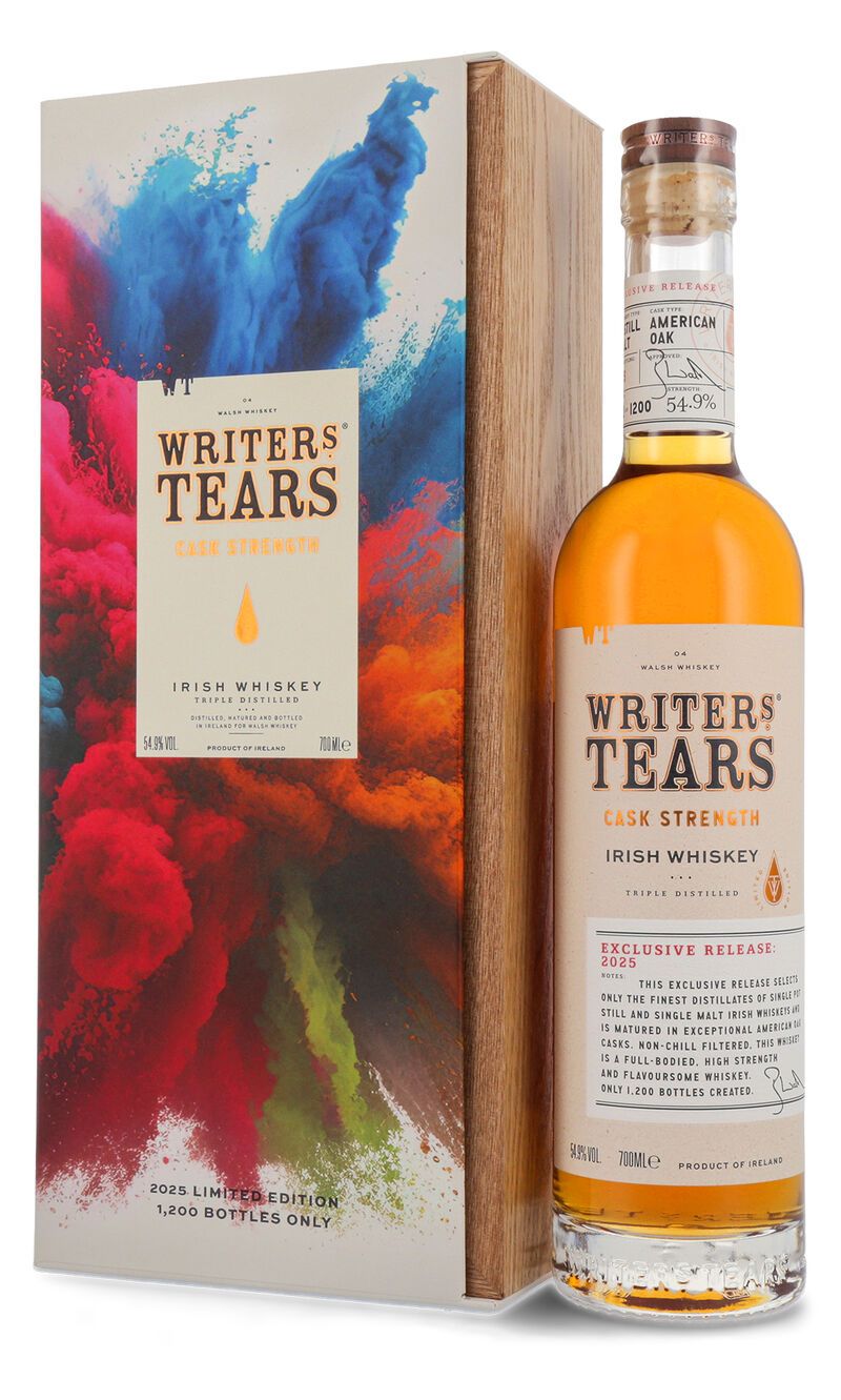 Writer's Tears Rare Cask Strength 2025 Irish Whiskey 54,9% vol. 0,70l Writer's Tears Rare Cask Strength 2025 Irish Whiskey 54,9% vol. 0,70l