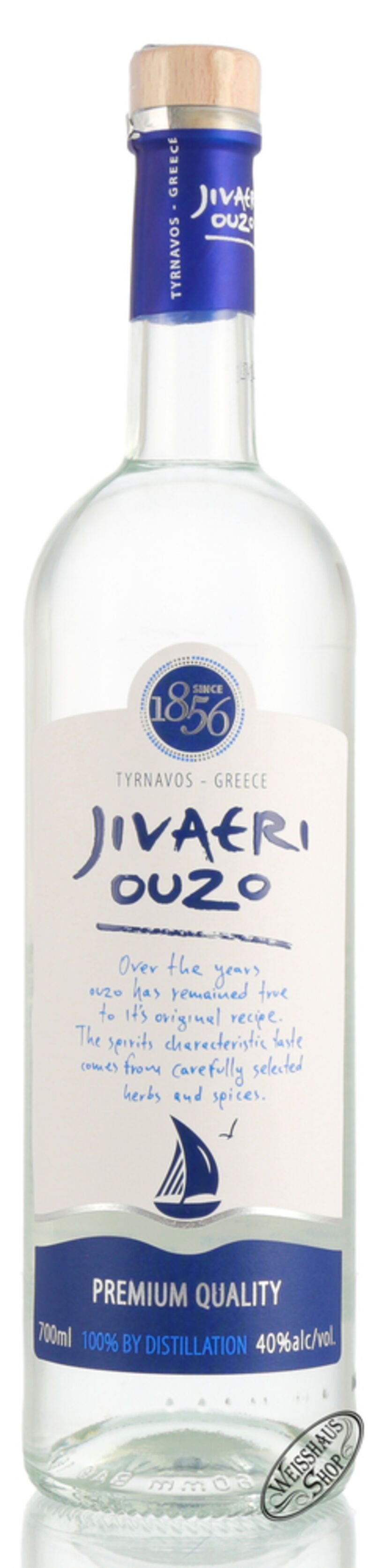 Ouzo Jivaeri 40% vol. 0,70l Ouzo Jivaeri 40% vol. 0,70l