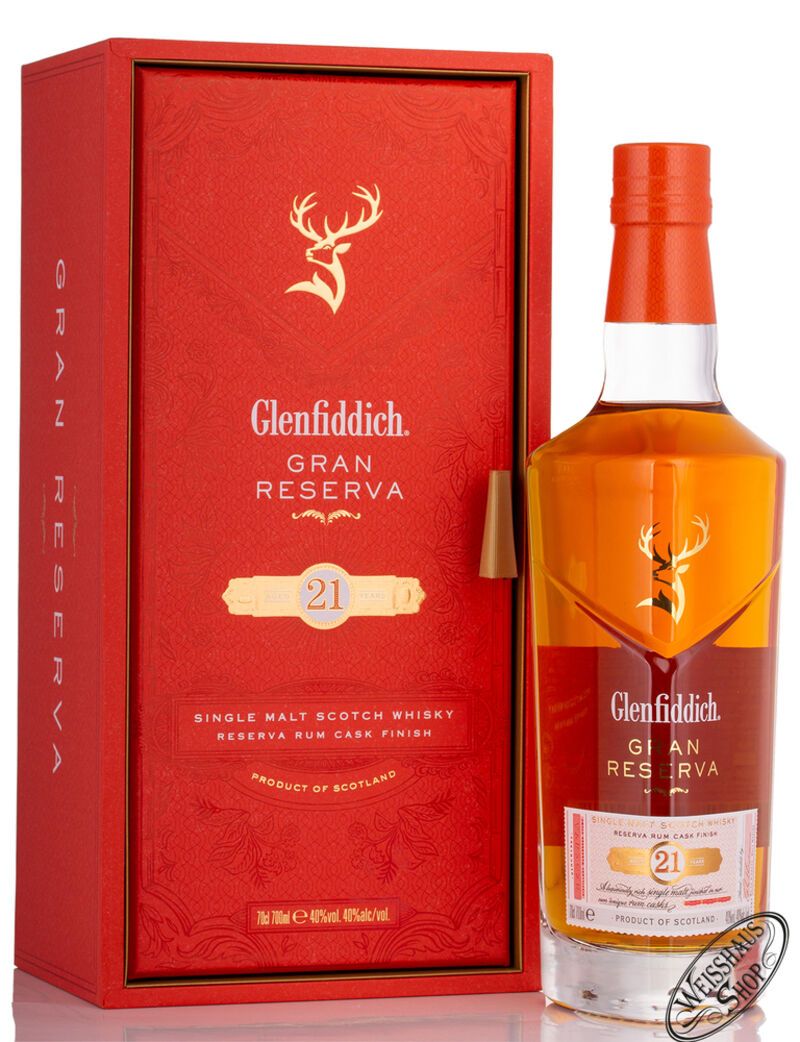 Glenfiddich 21 YO Single Malt Whisky 40% vol. 0,70l Glenfiddich 21 YO Single Malt Whisky 40% vol. 0,70l
