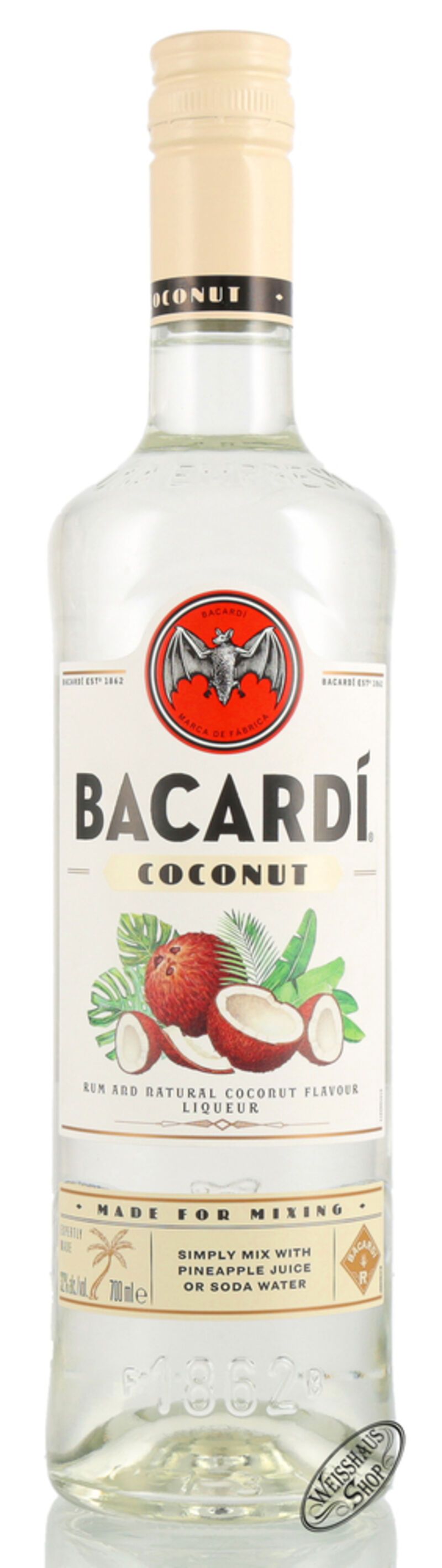 Bacardi Coconut 27% vol. 0,70l Bacardi Coconut 27% vol. 0,70l