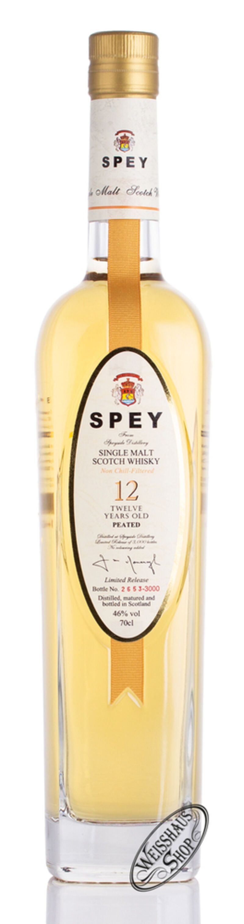 Spey 12 YO Peated Whisky 46% vol. 0,70l