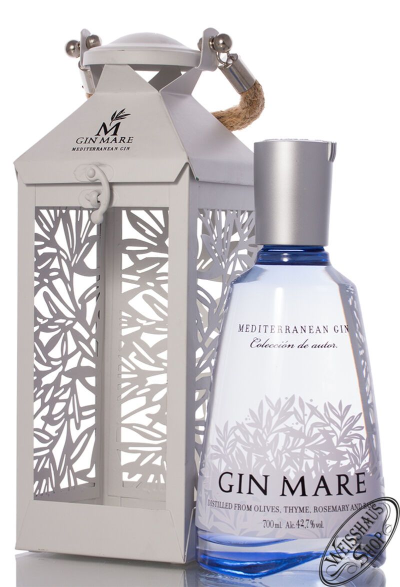 Gin Mare Mediterranean Gin Laternen-Edition Geschenk-Set 42,7% vol. 0,70l