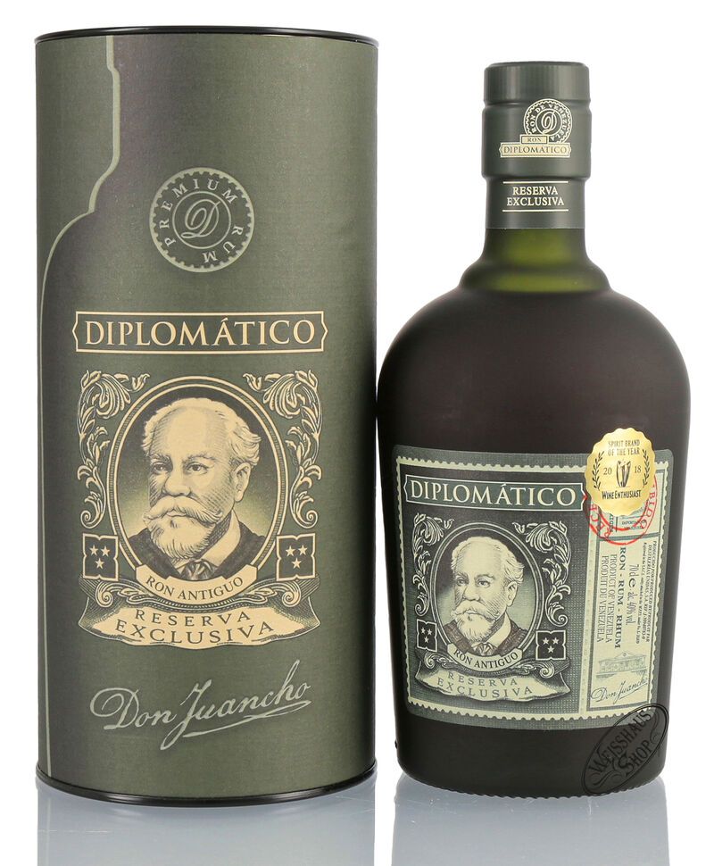 Diplomatico Reserva Exclusiva 12 YO Rum Geschenk-Dose 40% vol. 0,70l Diplomatico Reserva Exclusiva 12 YO Rum Geschenk-Dose 40% vol. 0,70l