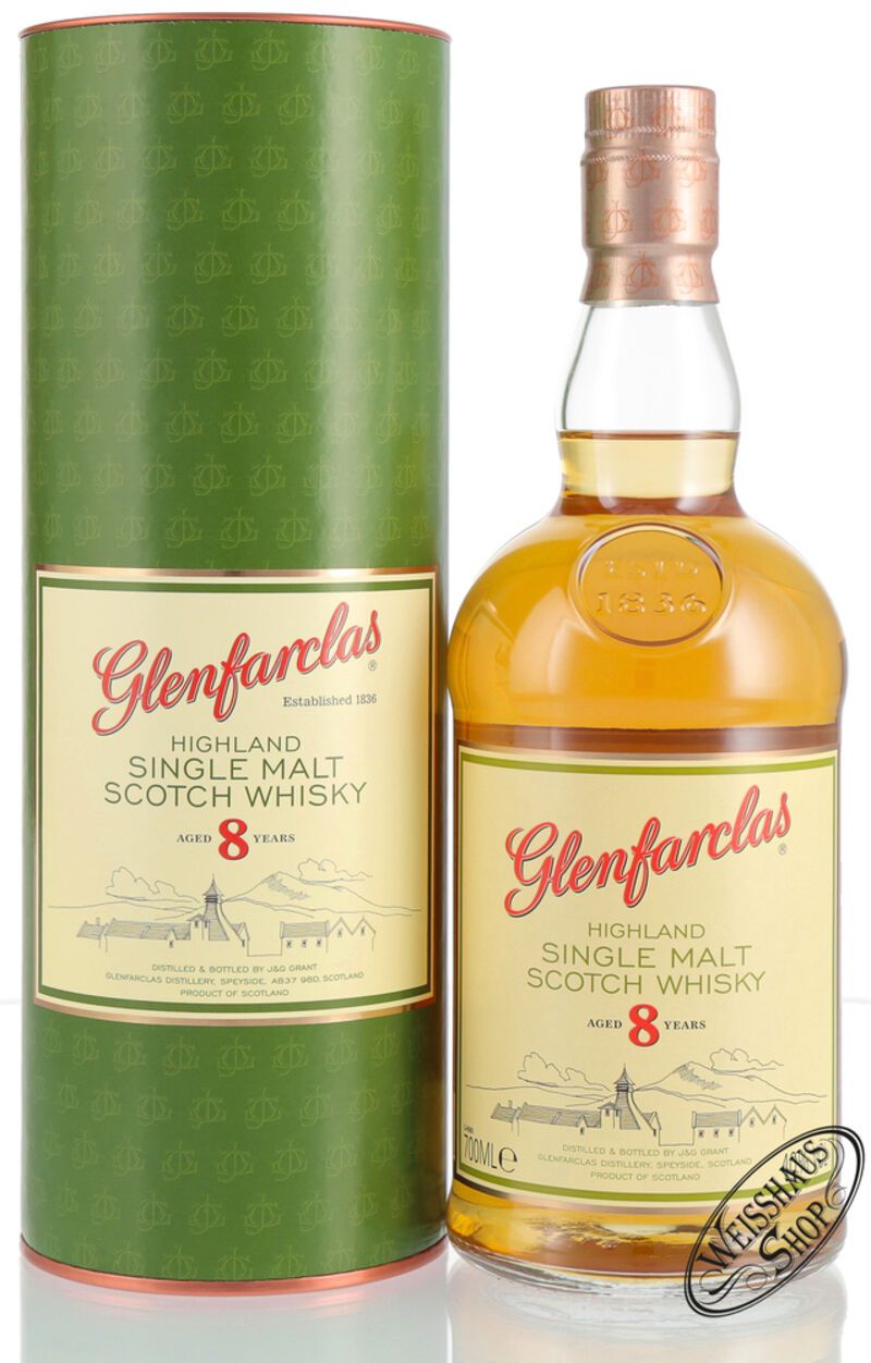 Glenfarclas 8 YO Single Malt Whisky 40% vol. 0,70l Glenfarclas 8 YO Single Malt Whisky 40% vol. 0,70l