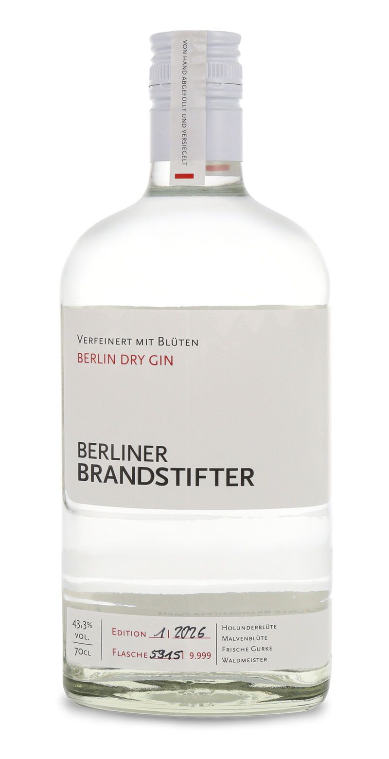 Berliner Brandstifter Gin 43,3% vol. 0,70l