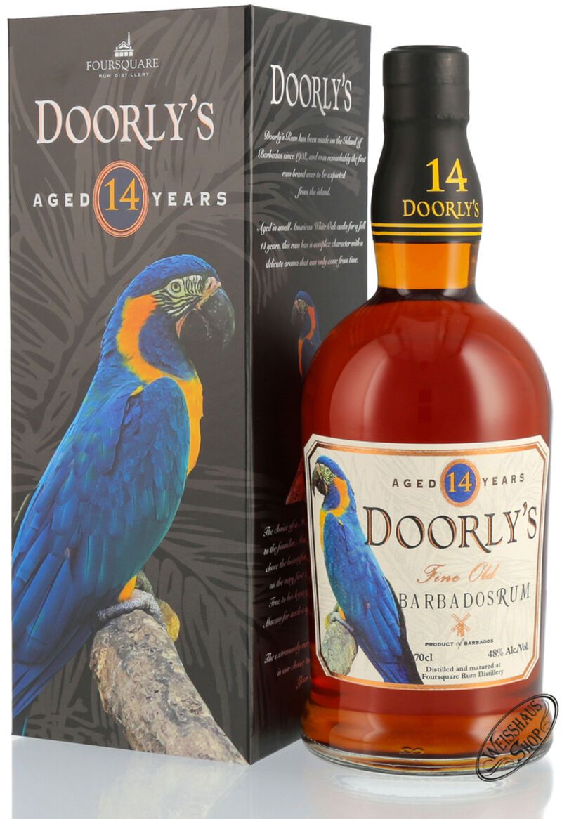 Doorly's 14 YO Barbados Gold Rum 48% vol. 0,70l Doorly's 14 YO Barbados Gold Rum 48% vol. 0,70l