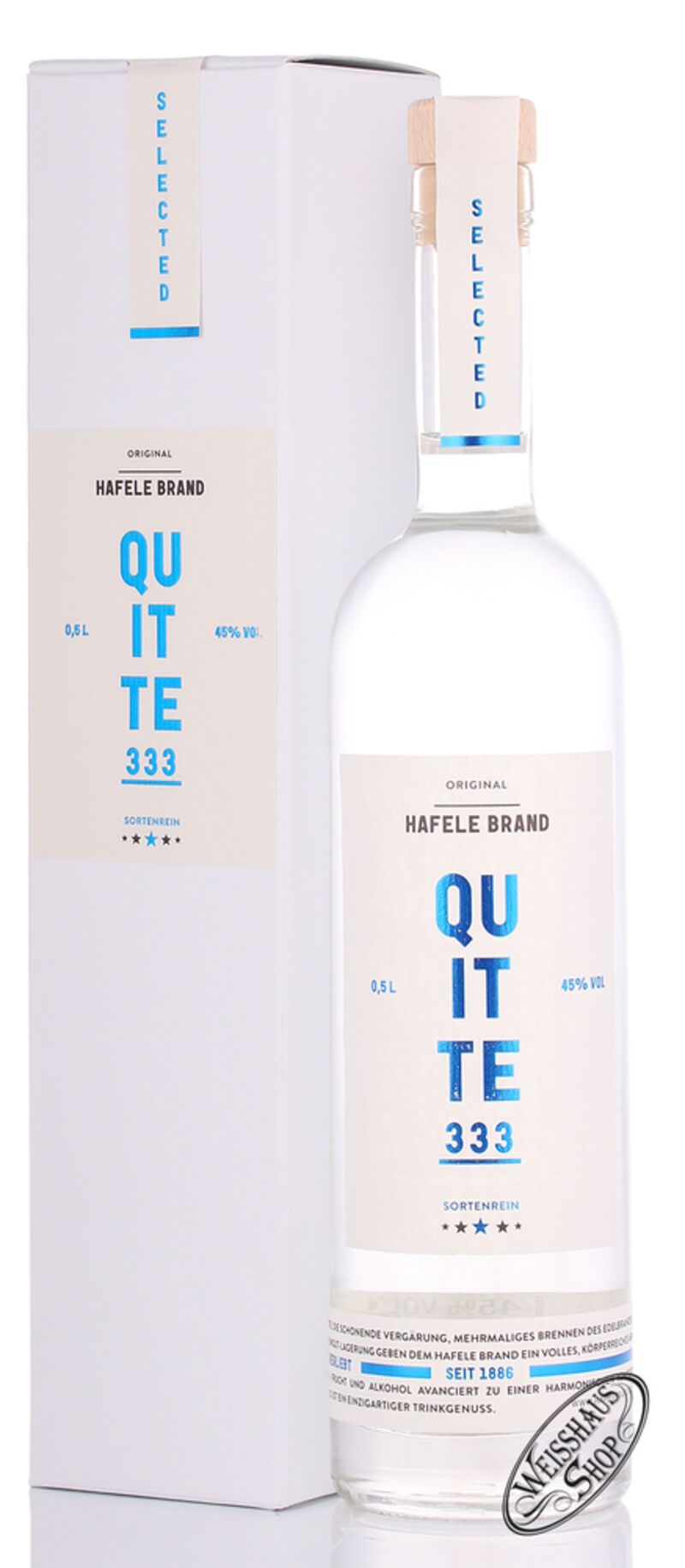 Prinz Hafele 333 Quitte Brand 45% vol. 0,50l Prinz Hafele 333 Quitte Brand 45% vol. 0,50l