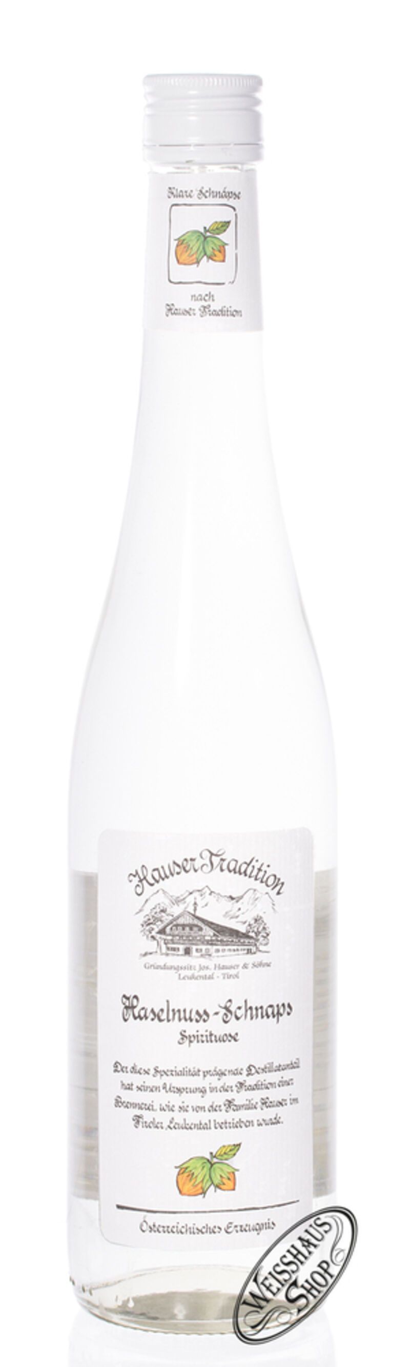 Hauser Haselnuss Schnaps 35% vol. 0,70l Hauser Haselnuss Schnaps 35% vol. 0,70l