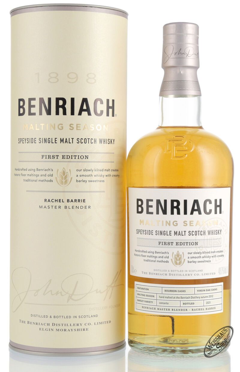 BenRiach Malting Season First Edition Whisky 48,7% vol. 0,70l BenRiach Malting Season First Edition Whisky 48,7% vol. 0,70l