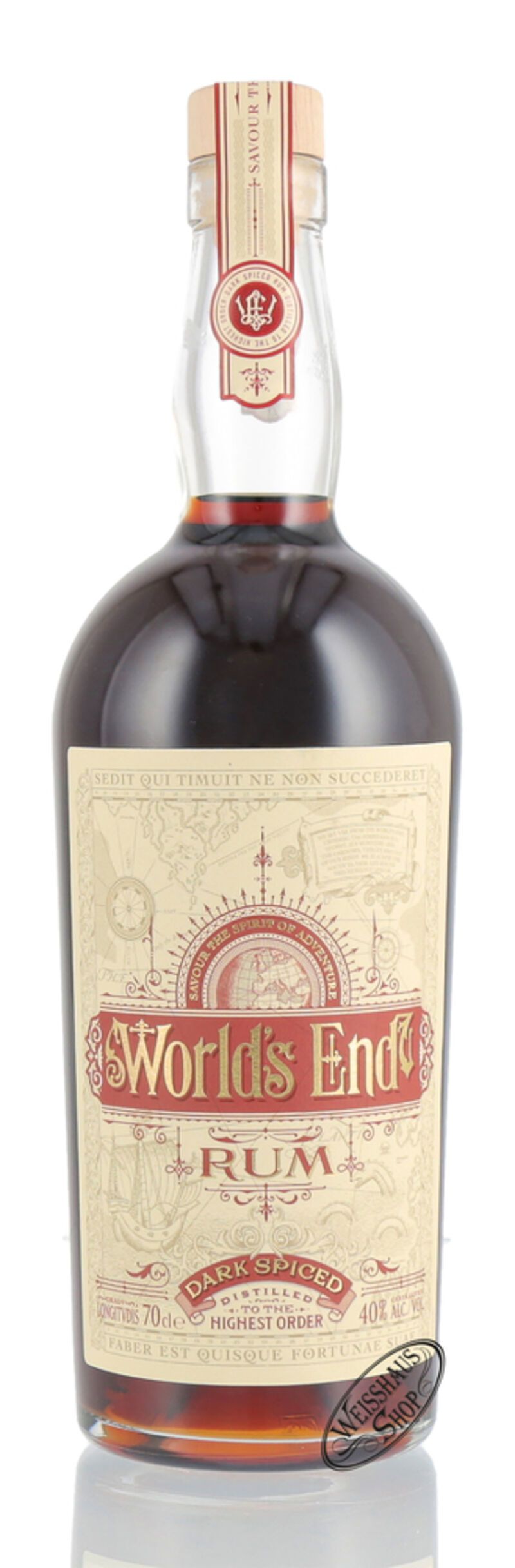 World's End Dark Spiced Rum 40% vol. 0,70l World's End Dark Spiced Rum 40% vol. 0,70l