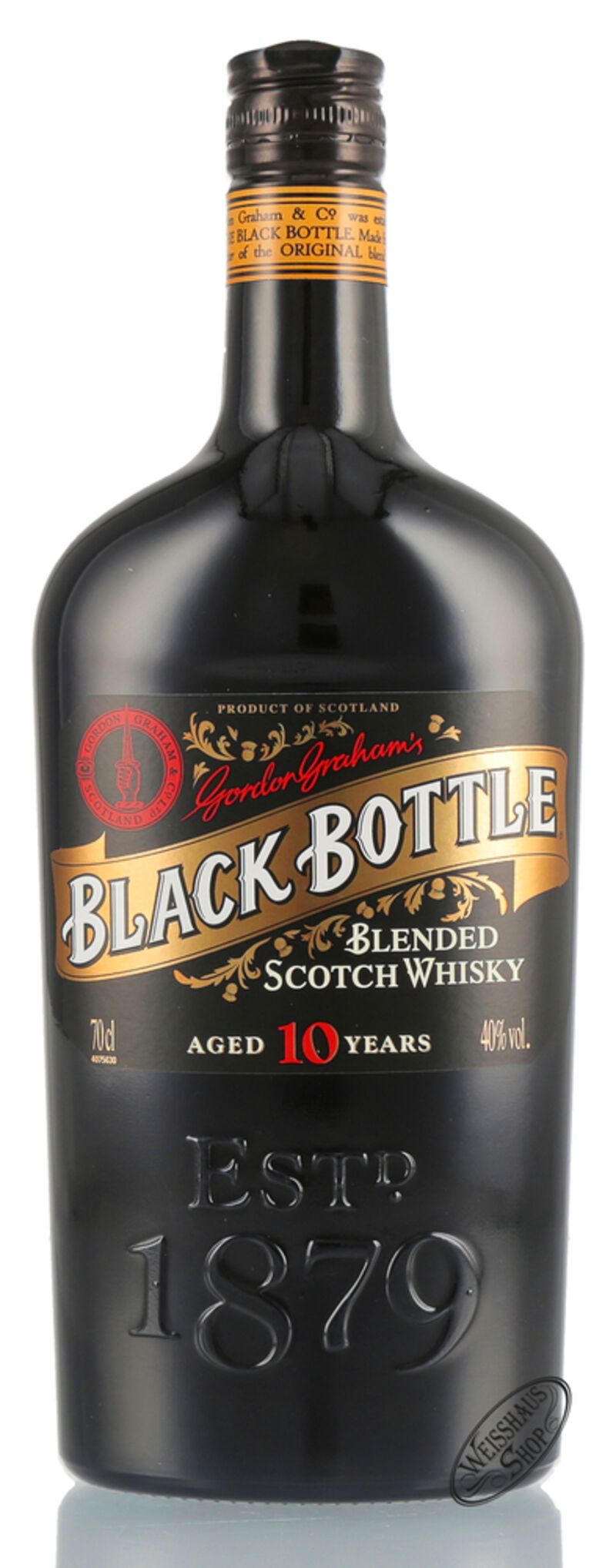 Black Bottle 10 YO Blended Whisky 40% vol. 0,70l Black Bottle 10 YO Blended Whisky 40% vol. 0,70l