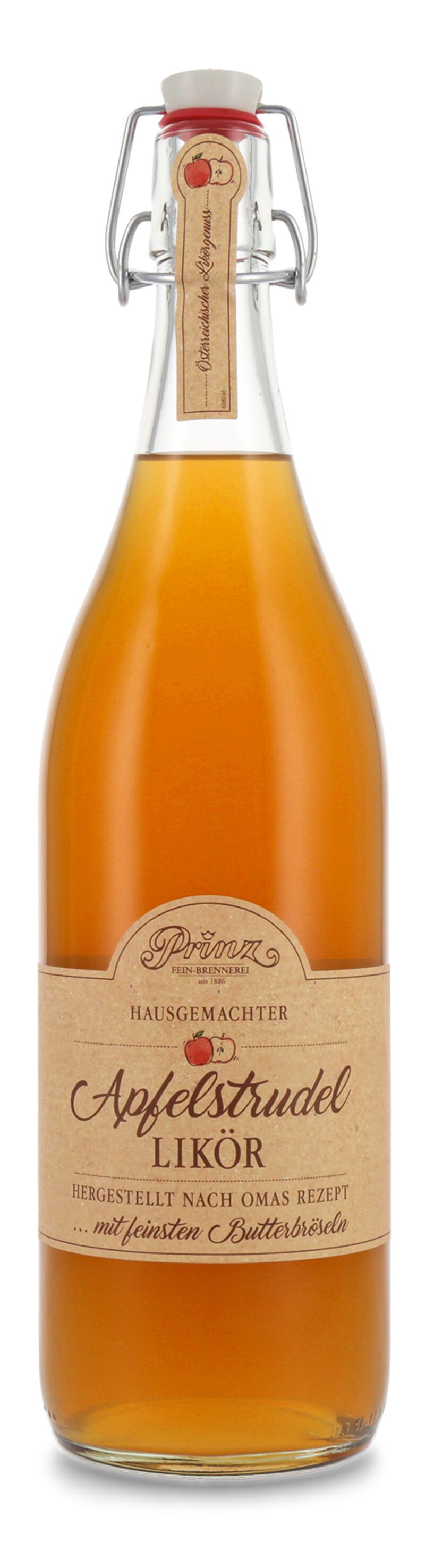 Prinz Apfelstrudel Likör 16% vol. 1,0l Prinz Apfelstrudel Likör 16% vol. 1,0l