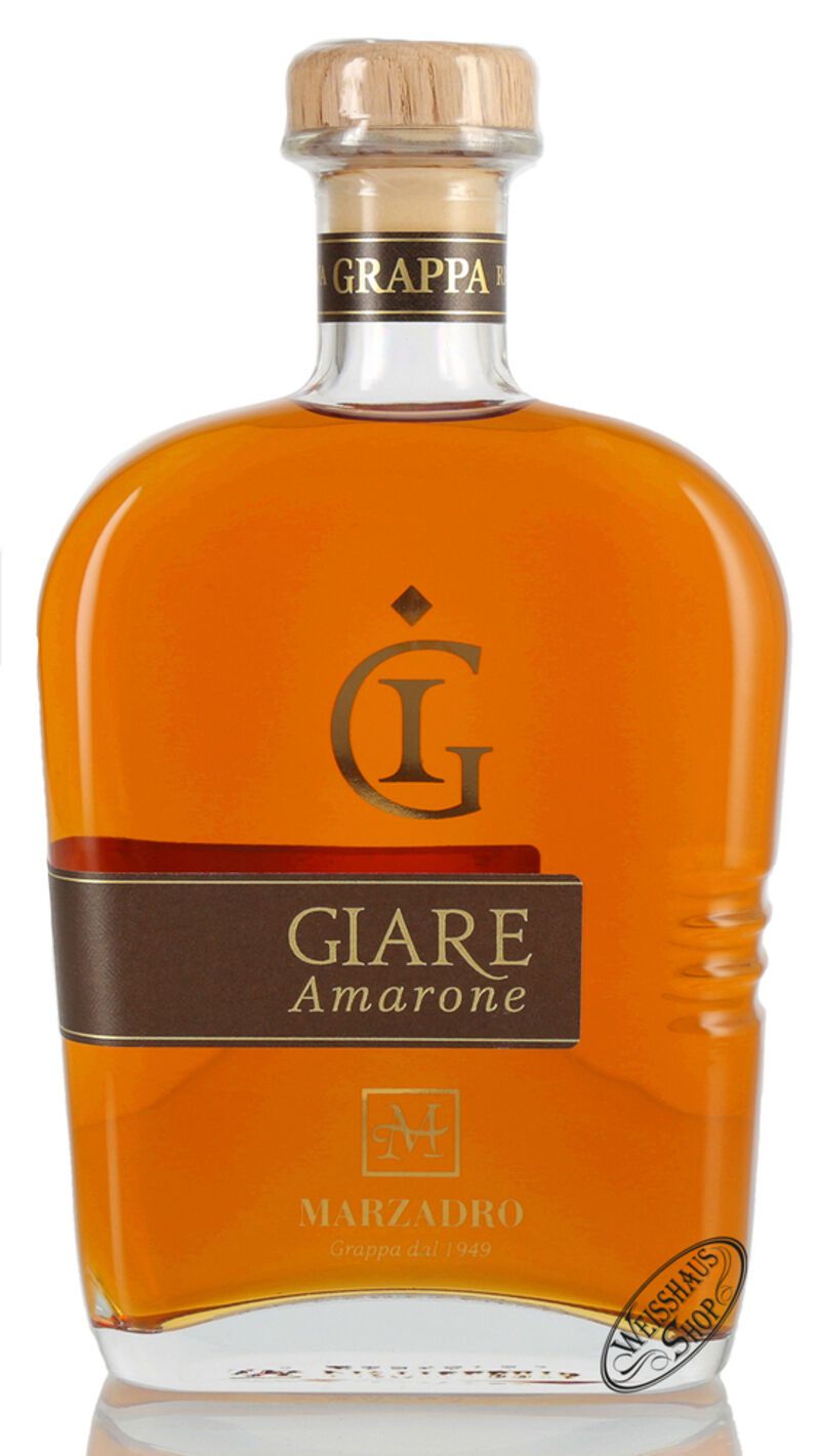 Marzadro Grappa Le Giare Amarone 41% vol. 0,70l Marzadro Grappa Le Giare Amarone 41% vol. 0,70l