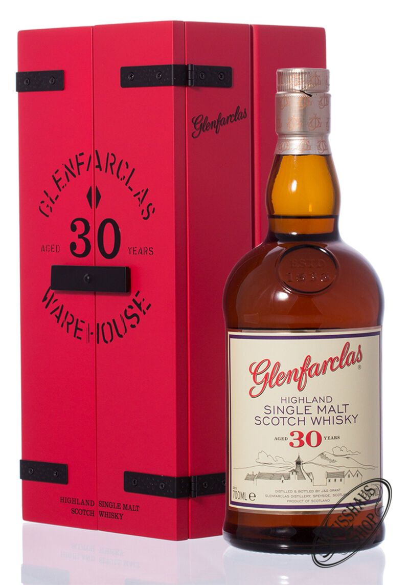 Glenfarclas 30 YO Single Malt Whisky 43% vol. 0,70l Glenfarclas 30 YO Single Malt Whisky 43% vol. 0,70l