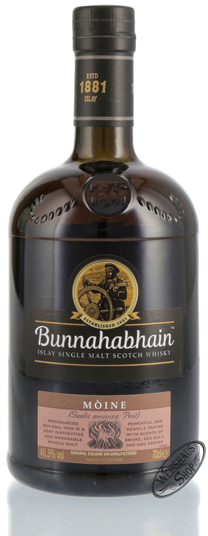 Bunnahabhain Moine Islay Single Malt Whisky 46,3% vol. 0,70l