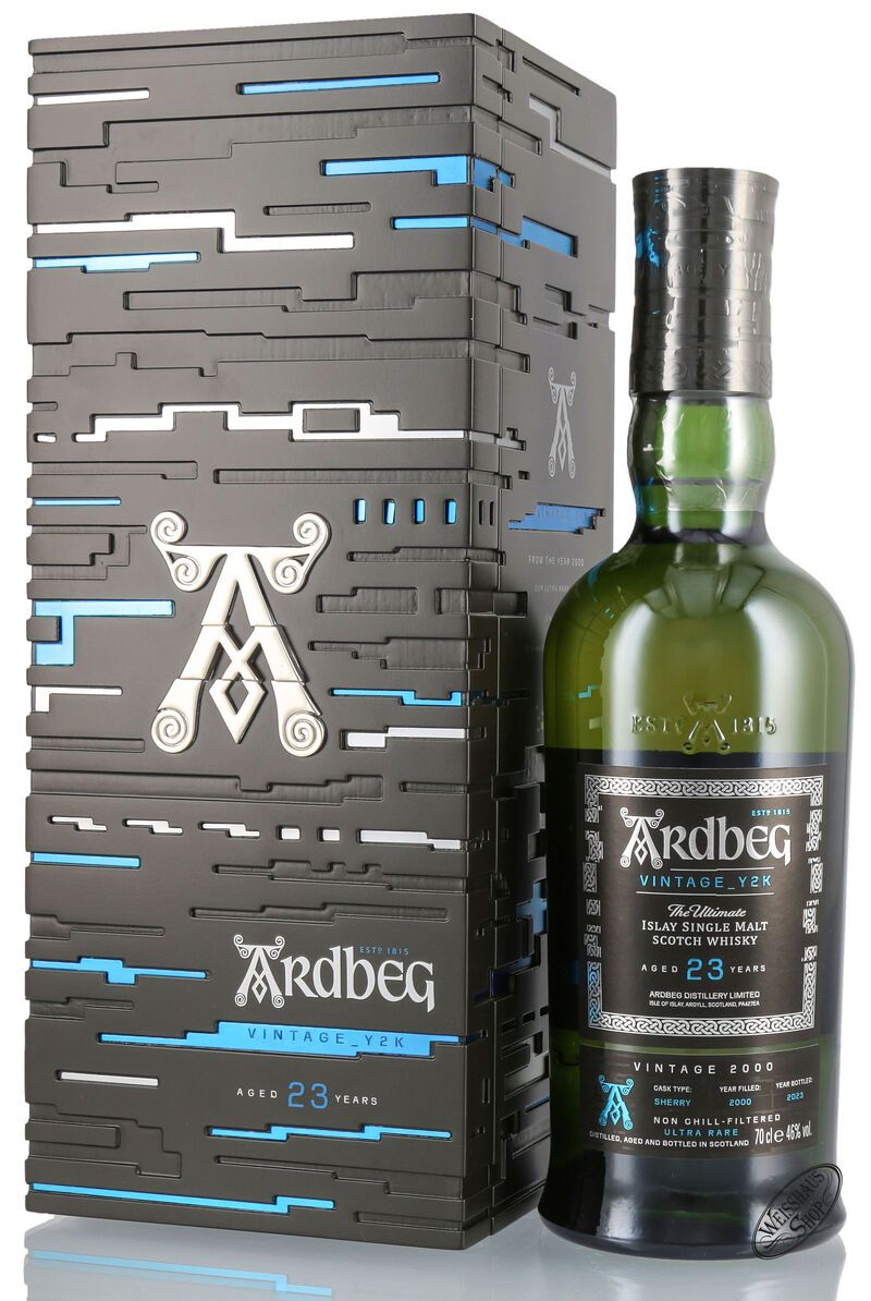 Ardbeg Vintage Y2K 23 YO Islay Whisky 46% vol. 0,70l Ardbeg Vintage Y2K 23 YO Islay Whisky 46% vol. 0,70l