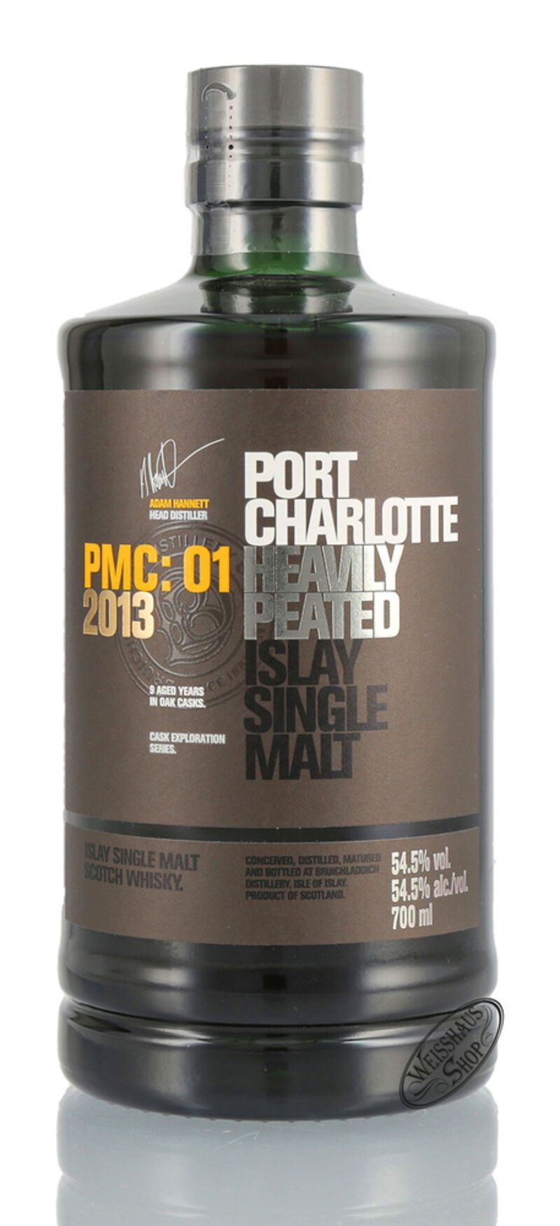 Port Charlotte PMC:01 2013 Islay Whisky 54,5% vol. 0,70l Port Charlotte PMC:01 2013 Islay Whisky 54,5% vol. 0,70l