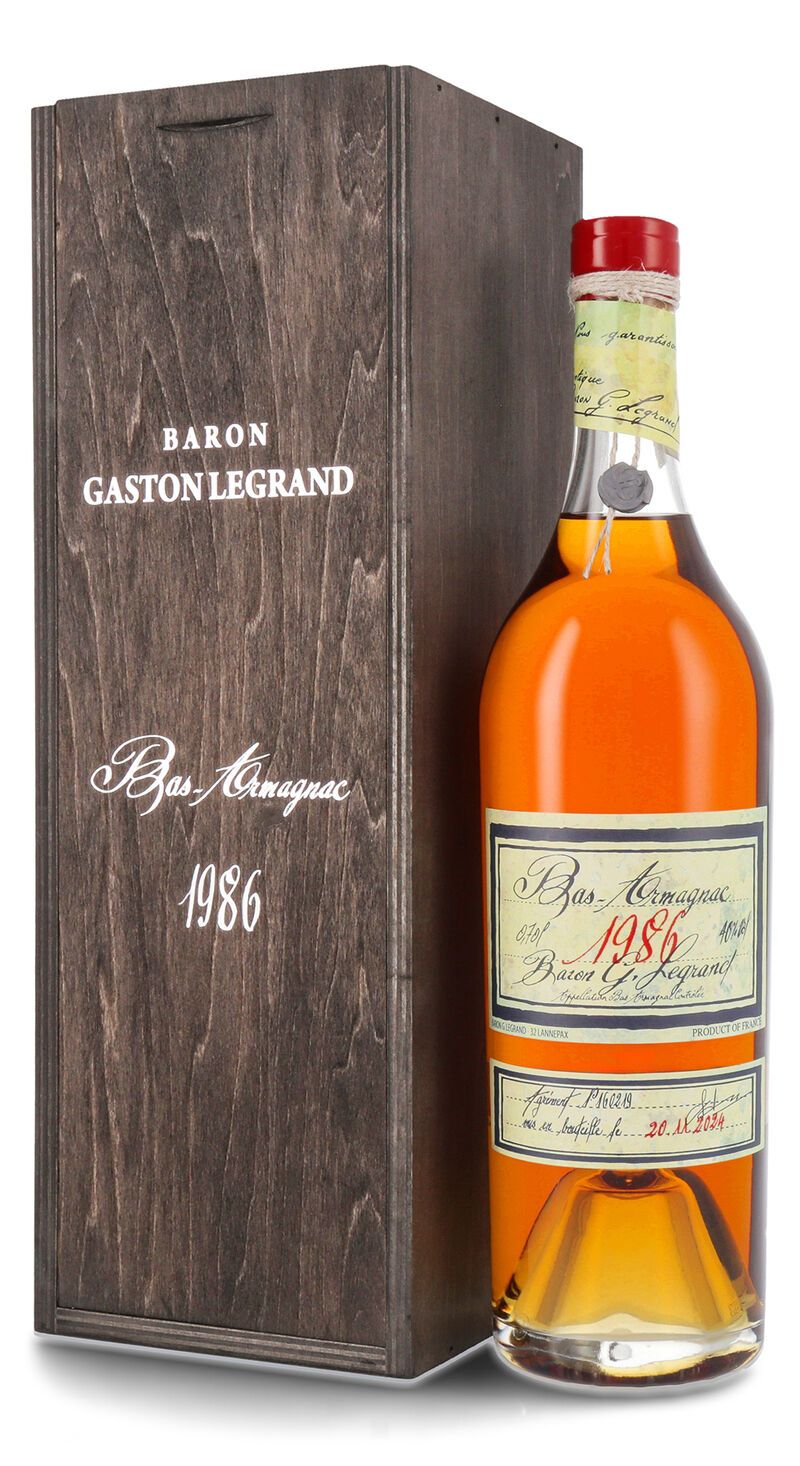 Lhéraud Baron Gaston Legrand 1986 Vieil Armagnac 40% vol. 0,70l