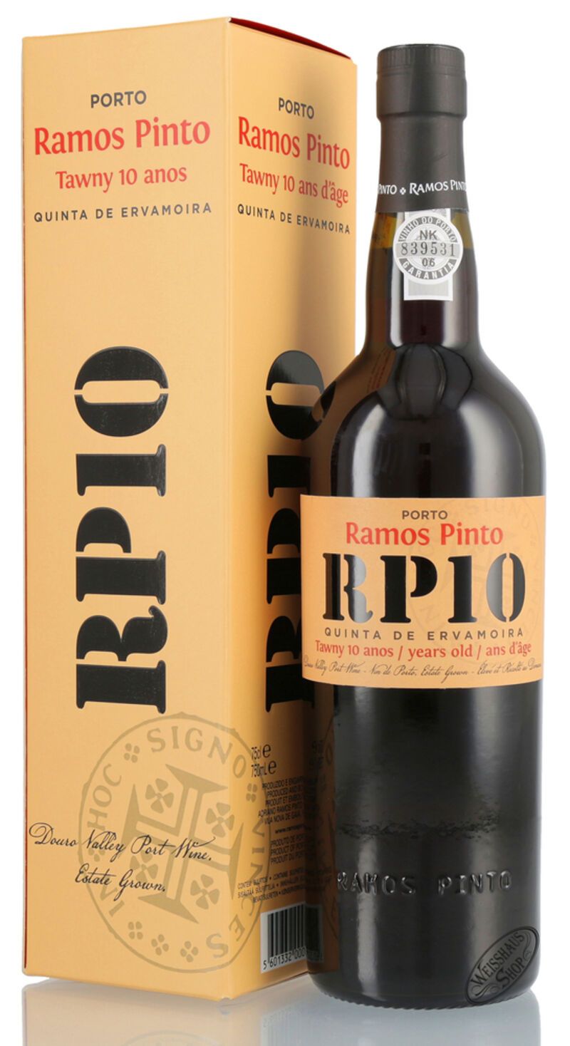 Ramos Pinto Quinta de Ervamoira 10 YO Port 20% vol. 0,75l Ramos Pinto Quinta de Ervamoira 10 YO Port 20% vol. 0,75l
