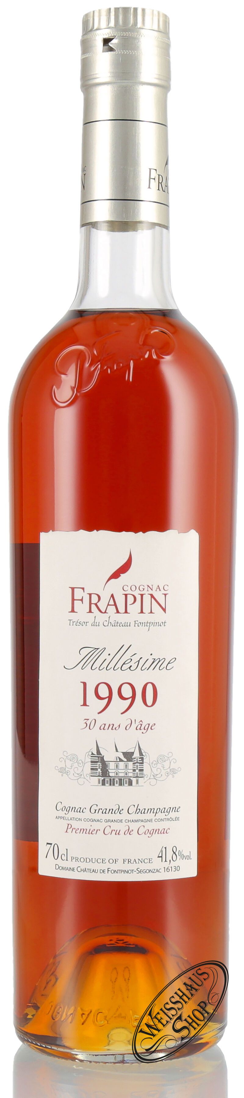 Frapin Millesime 1990 30 YO Cognac 41,8% vol. 0,70l Frapin Millesime 1990 30 YO Cognac 41,8% vol. 0,70l