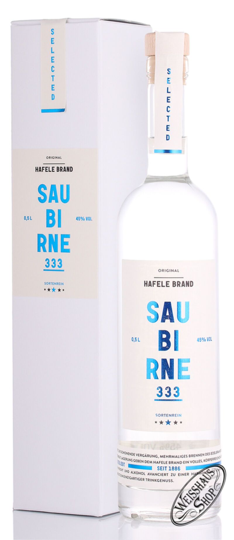 Prinz Hafele 333 Saubirne Brand 45% vol. 0,50l Prinz Hafele 333 Saubirne Brand 45% vol. 0,50l