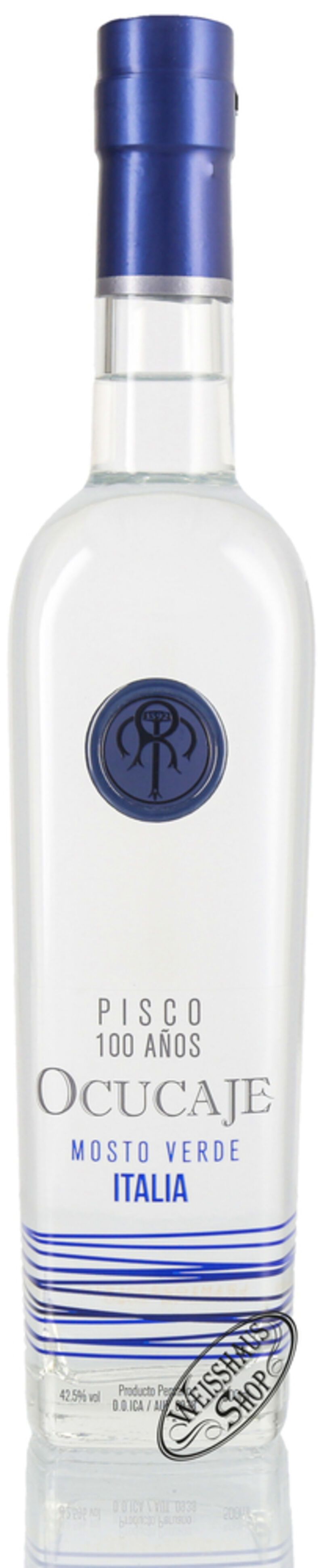 Ocucaje Pisco Mosto Verde Italia 42,5% vol. 0,50l Ocucaje Pisco Mosto Verde Italia 42,5% vol. 0,50l